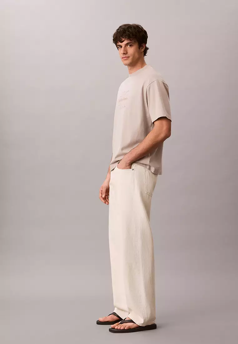 Relaxed Logo Appliqué T-Shirt - Calvin Klein Jeans