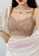 ZITIQUE brown Women's Wireless Uplifted Anti-sagging Lace Bra - Brown 25F9AUS3D4BC0CGS_4