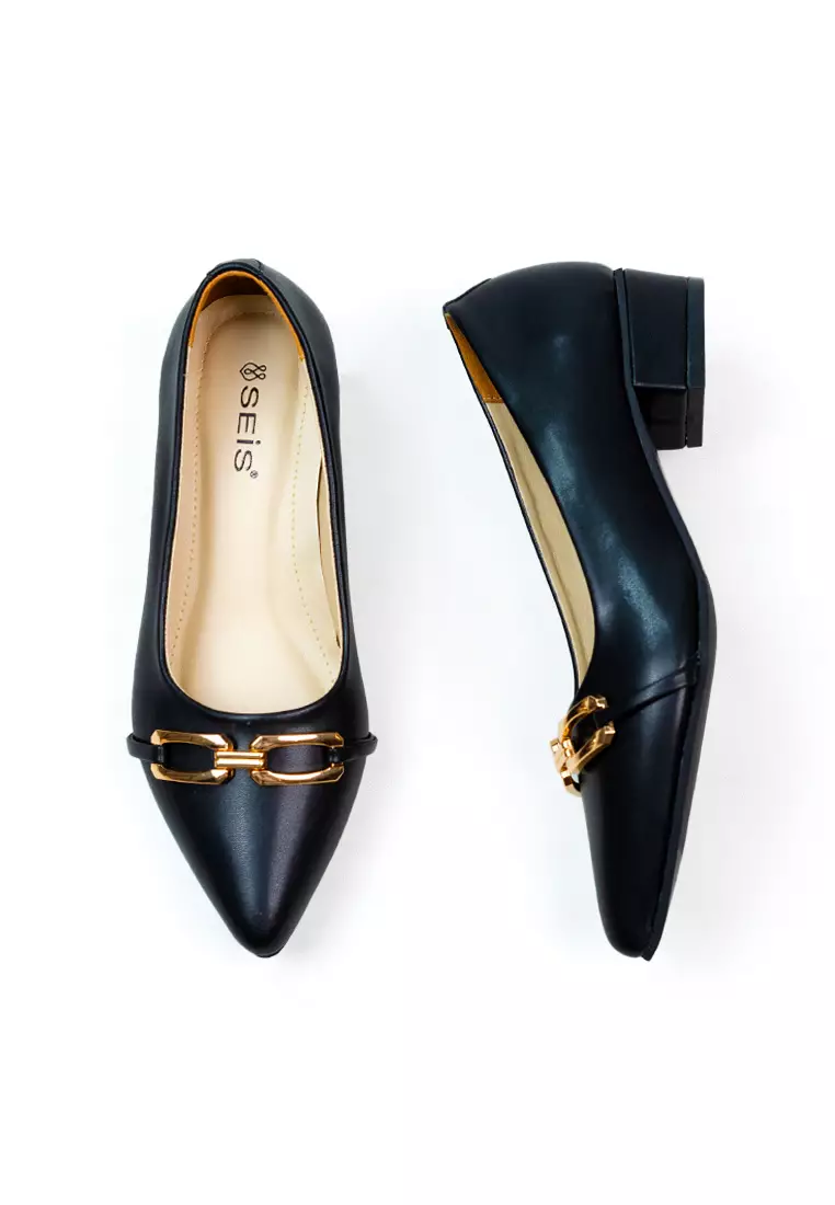 SEIS Alora Pantofel Wanita | Sepatu Heels Wanita Hak 3 cm