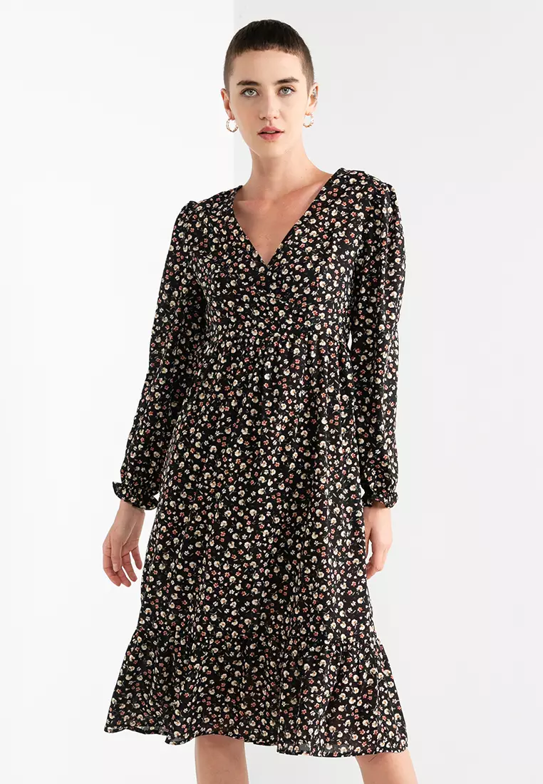 Wrap dress vero deals moda