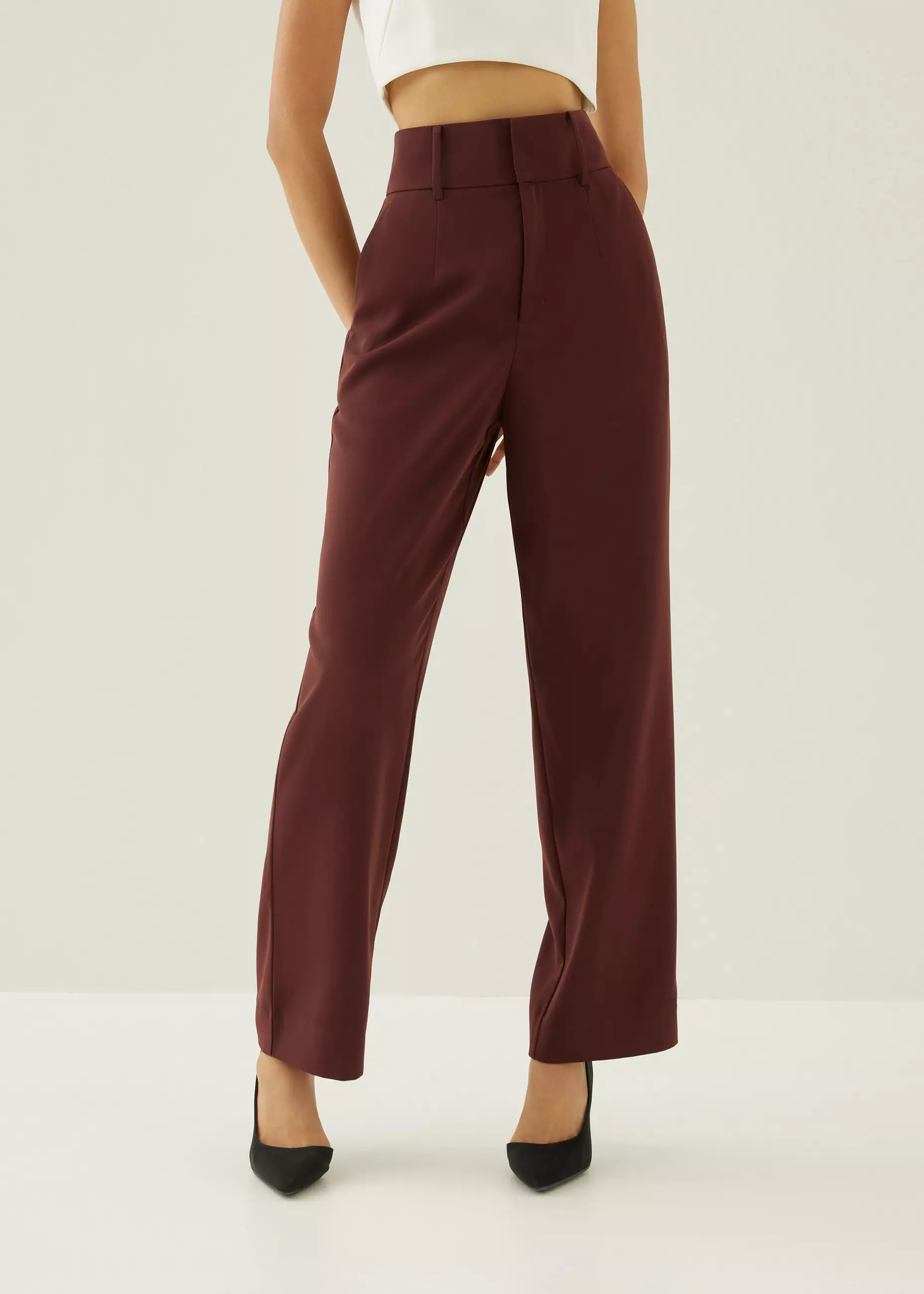 Celana Wanita - Morie Regular Straight Leg Pants