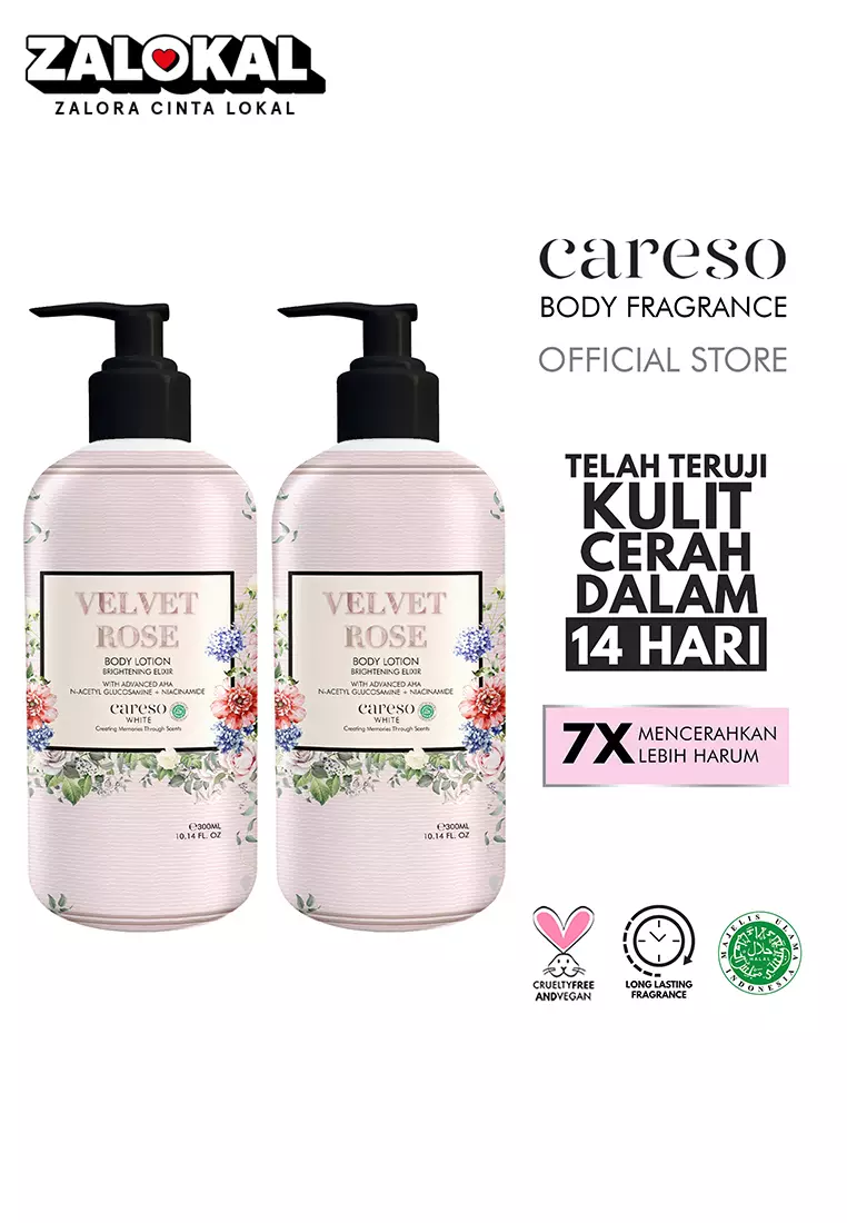 Double Combo Velvet Rose Lotion - 300ml x 2