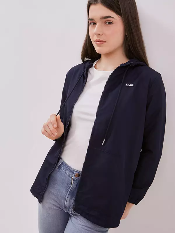 DUST Jaket Parasut Arla Navy (D.56173)