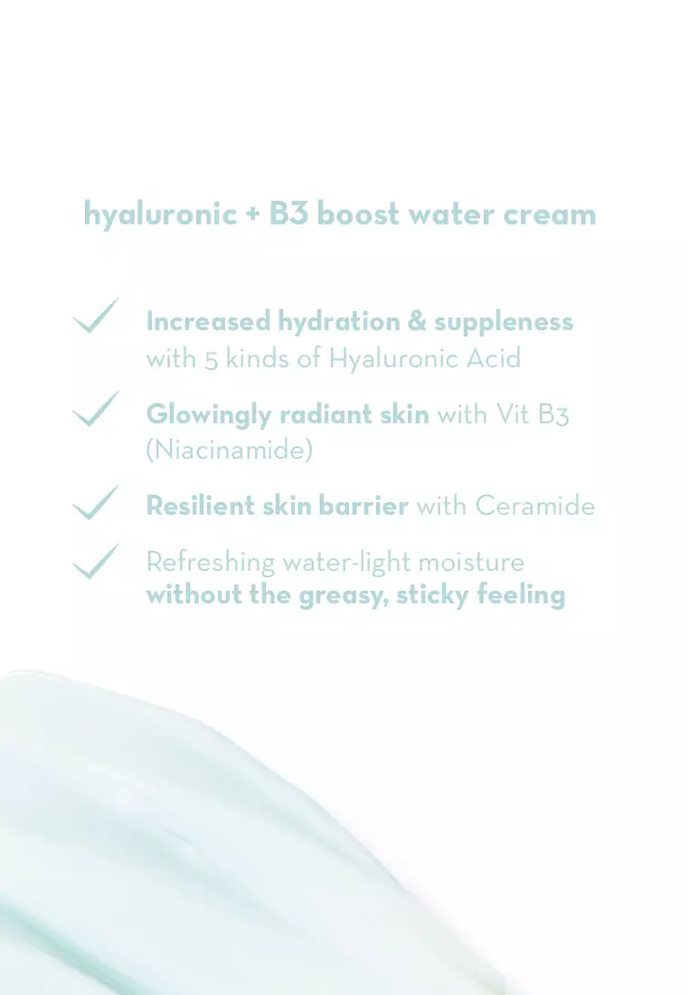 Hyaluronic + B3 Boost Water Cream 50g