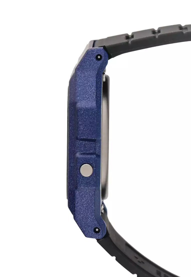 Casio Jam Tangan - Black Blue - Resin - F-91WM-2ADF