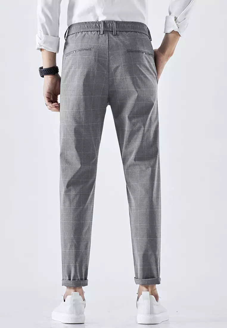 Mens cropped deals dress pants