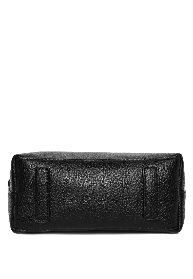 Cable Cord Strap Mini Bag In Black