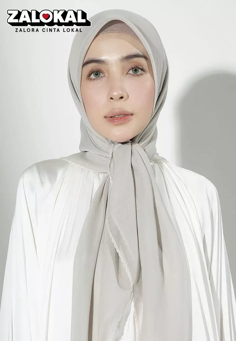 Paris Embroidery Signature Square (Lozy X Hamidah) Soft Sage