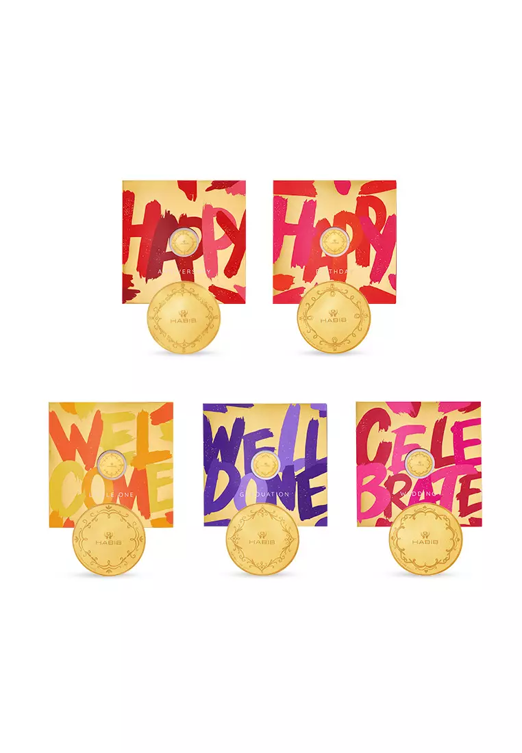 HABIB Joy Collection | 999.9 Gold Wafer Coin (0.20g)