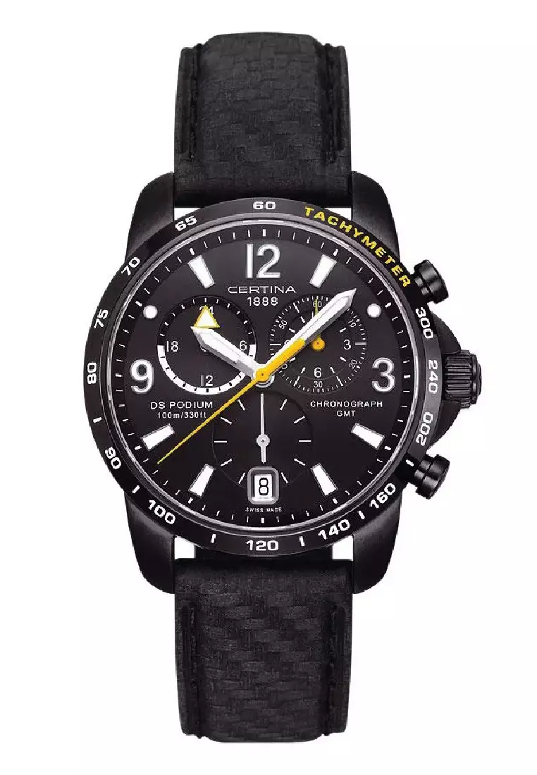 Ds Podium Certina Certina DS Podium Chronograph Men's Black GMT