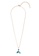 Her Jewellery gold Dolphin Pendant (Aquamarine, Rose Gold ) - Made with Swarovski Crystals 251E3AC2B9D180GS_4