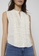 French Connection white Anika Recycled Crepe Light Ruffle Top 0257CAA135EDAEGS_1