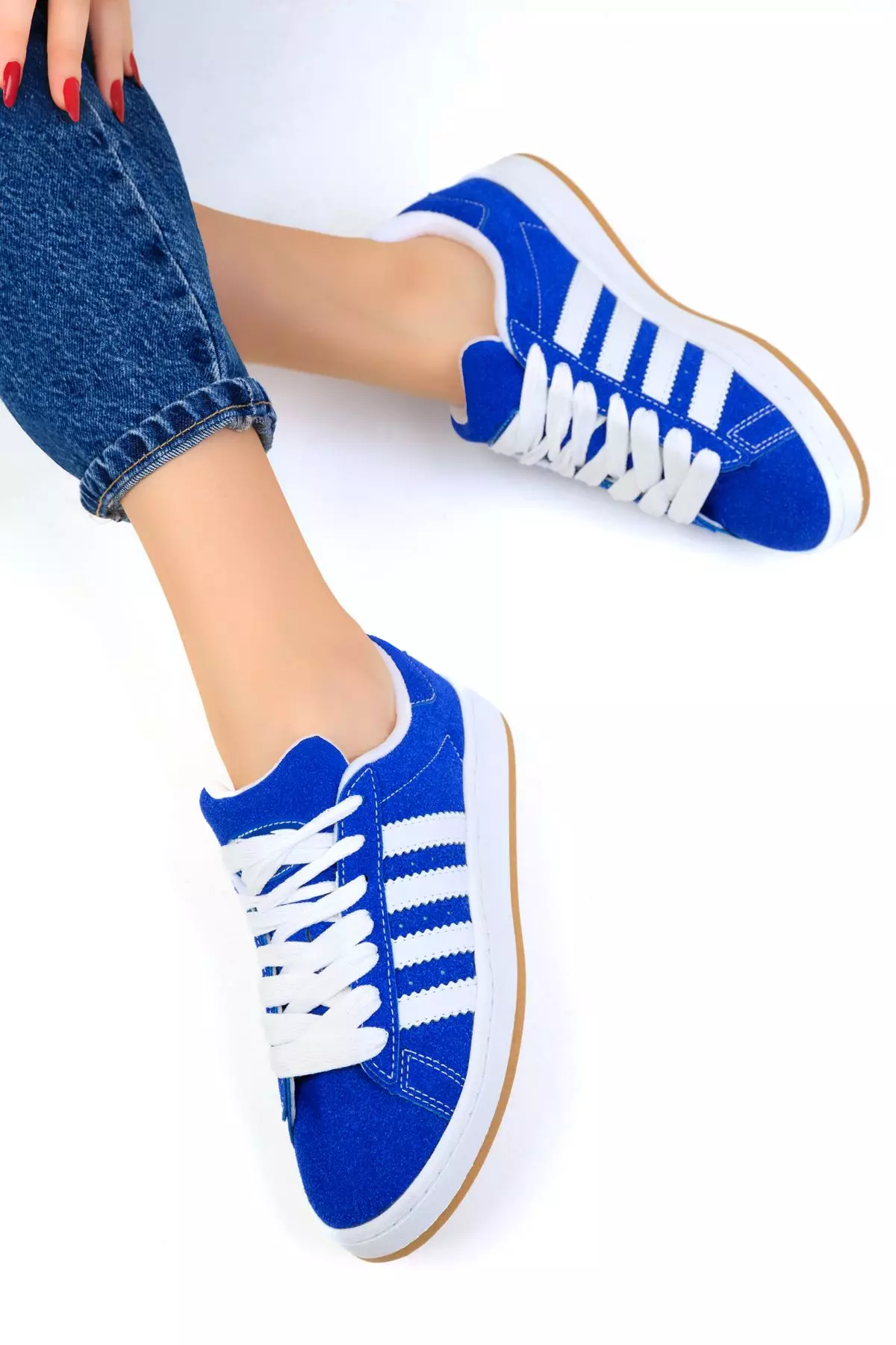 Discount on Soho  shoes - SKU: Casual Sneakers with Stripes Detail
