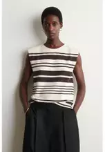WHITE / BROWN / STRIPED