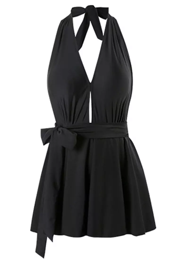 Buy Halo Slim Fit Deep V Swimsuits 2023 Online ZALORA Philippines