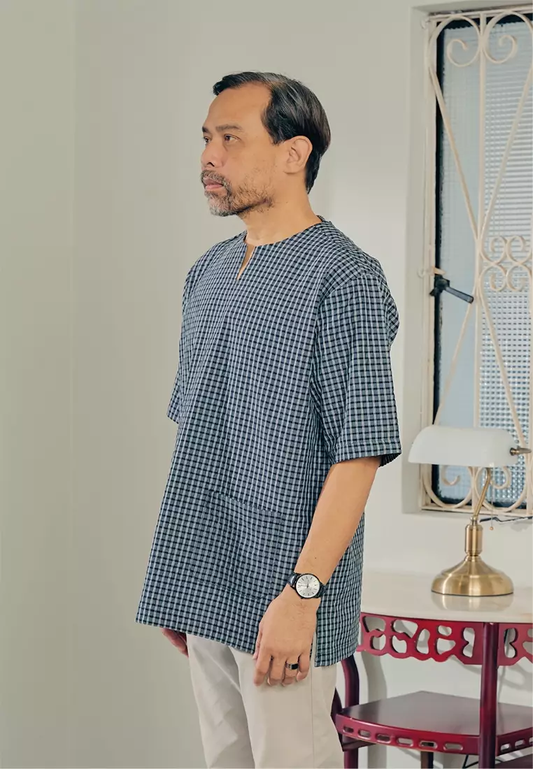 UMMA KURTA MEGA in Mendung Black