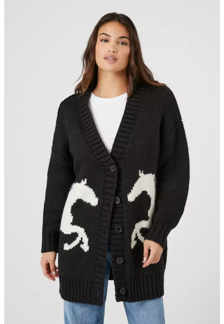 Buy FOREVER 21 Horse Cardigan Sweater 2024 Online ZALORA Philippines