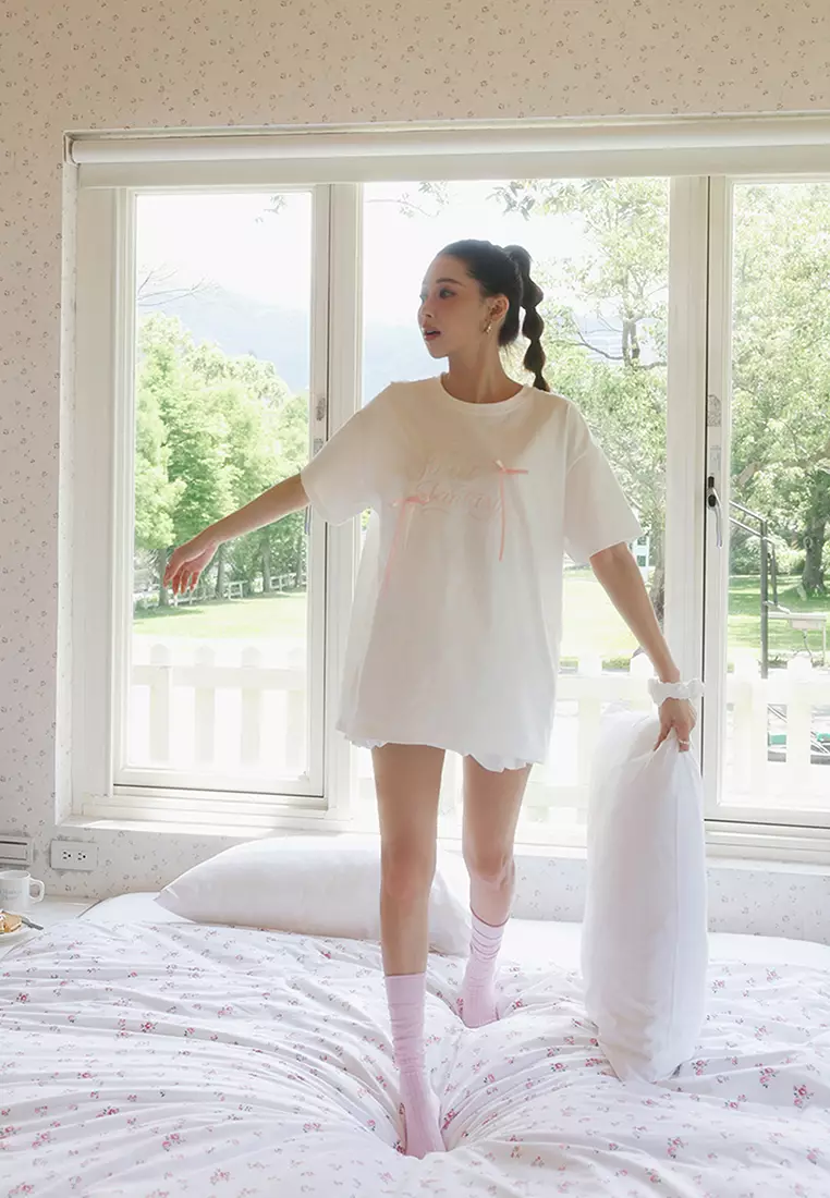 Ribbon Oversized Tee