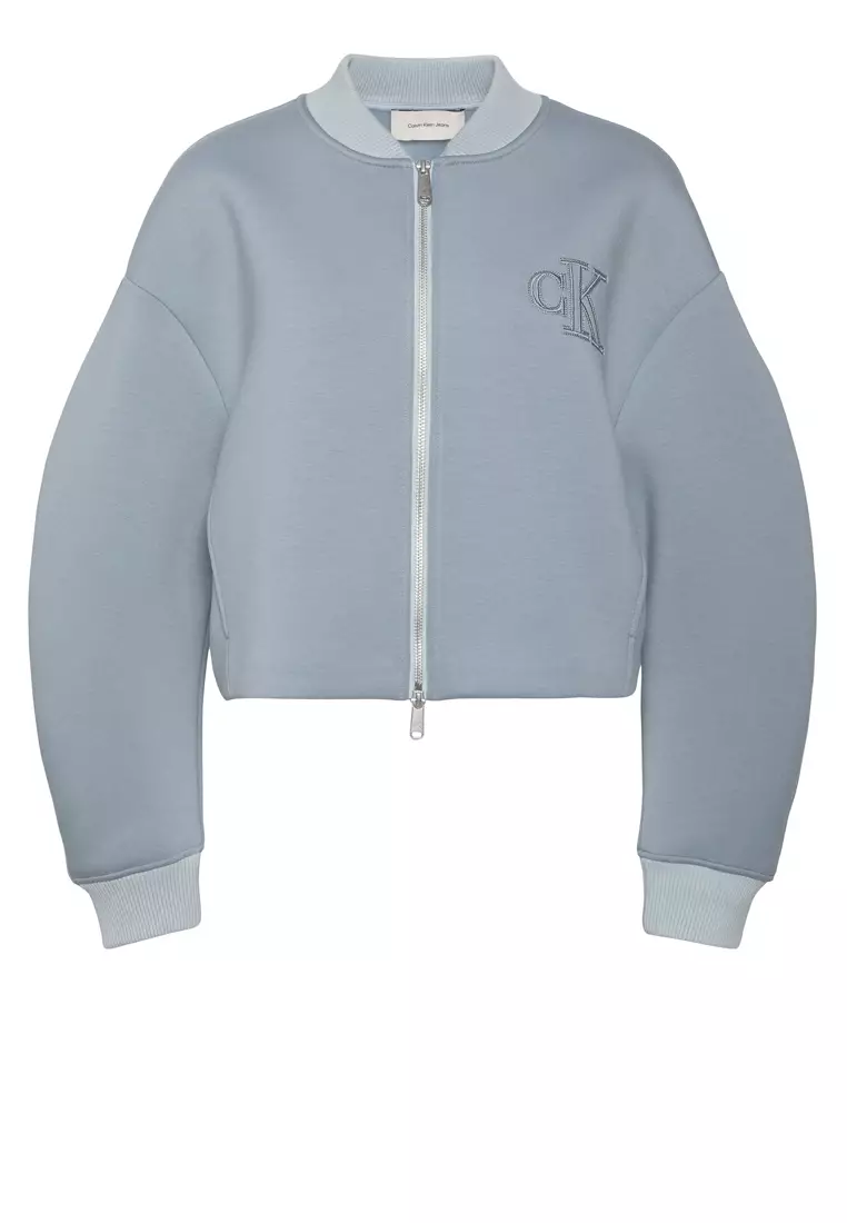 Oversized Zip Bomber Jacket - Calvin Klein Jeans