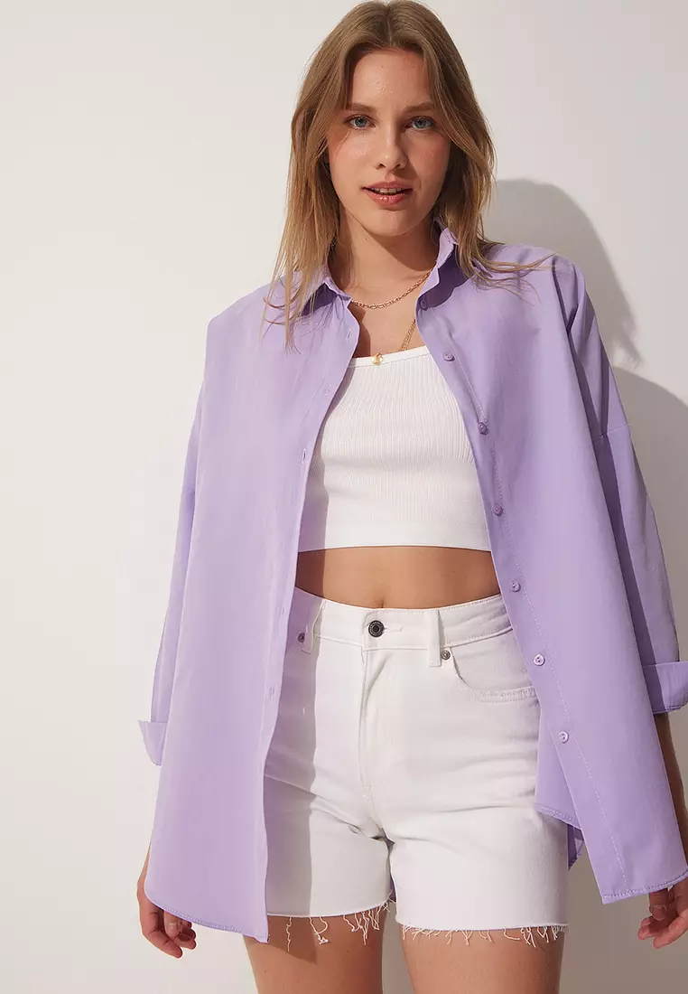 Oversize Long Basic Shirt