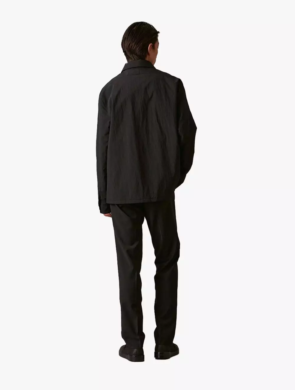 Calvin Klein - Crinkle Nylon Shirt Jacket - black