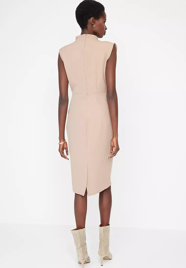 Buy Trendyol Stand Collar Dress Online ZALORA Malaysia
