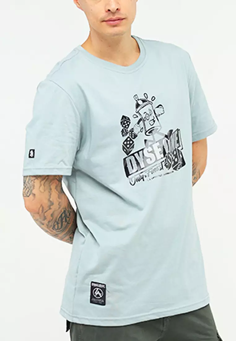 Round Neck Short Sleeves Slim Fit T-Shirt