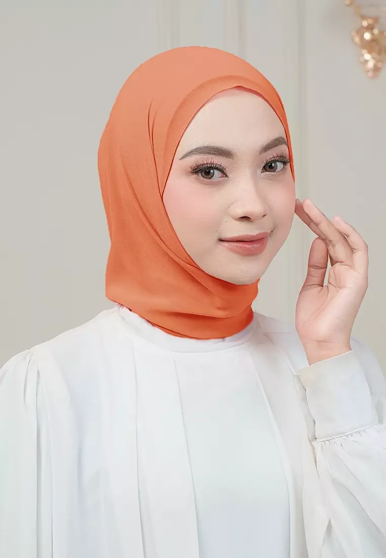 HIJAB INSTAN MAGNET SYIFA - ORANGE