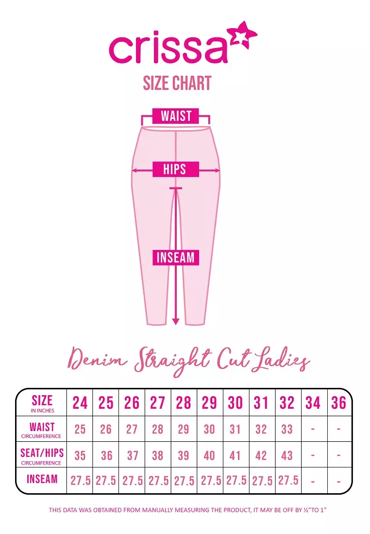 Denim Straight Cut Ladies