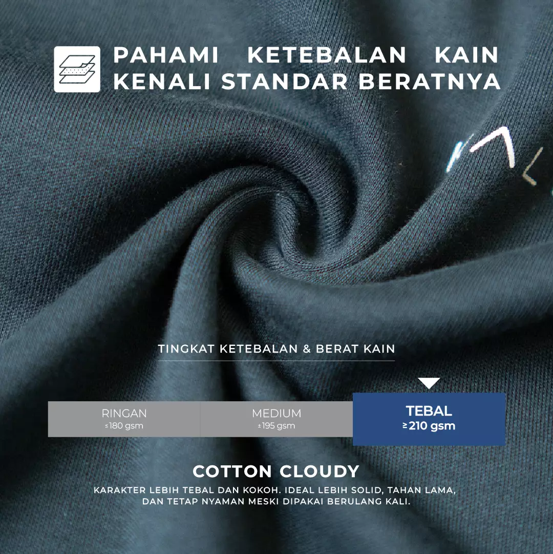 Kale JUNO DARK TOSCA/ Cotton Cloudy / Atasan Kaos Pria / Kaos Basic Pria 