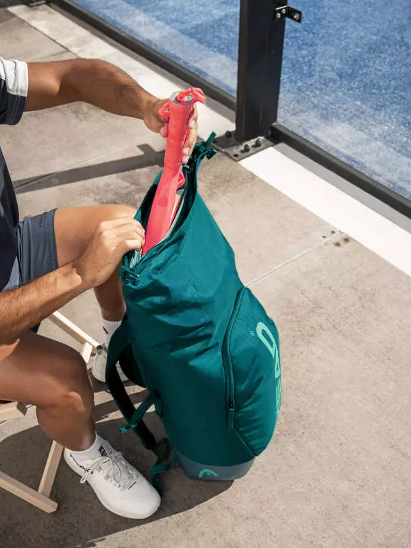 HEAD Tennis Tour Racqpack Green 260816 - Tas Tennis (Hijau)