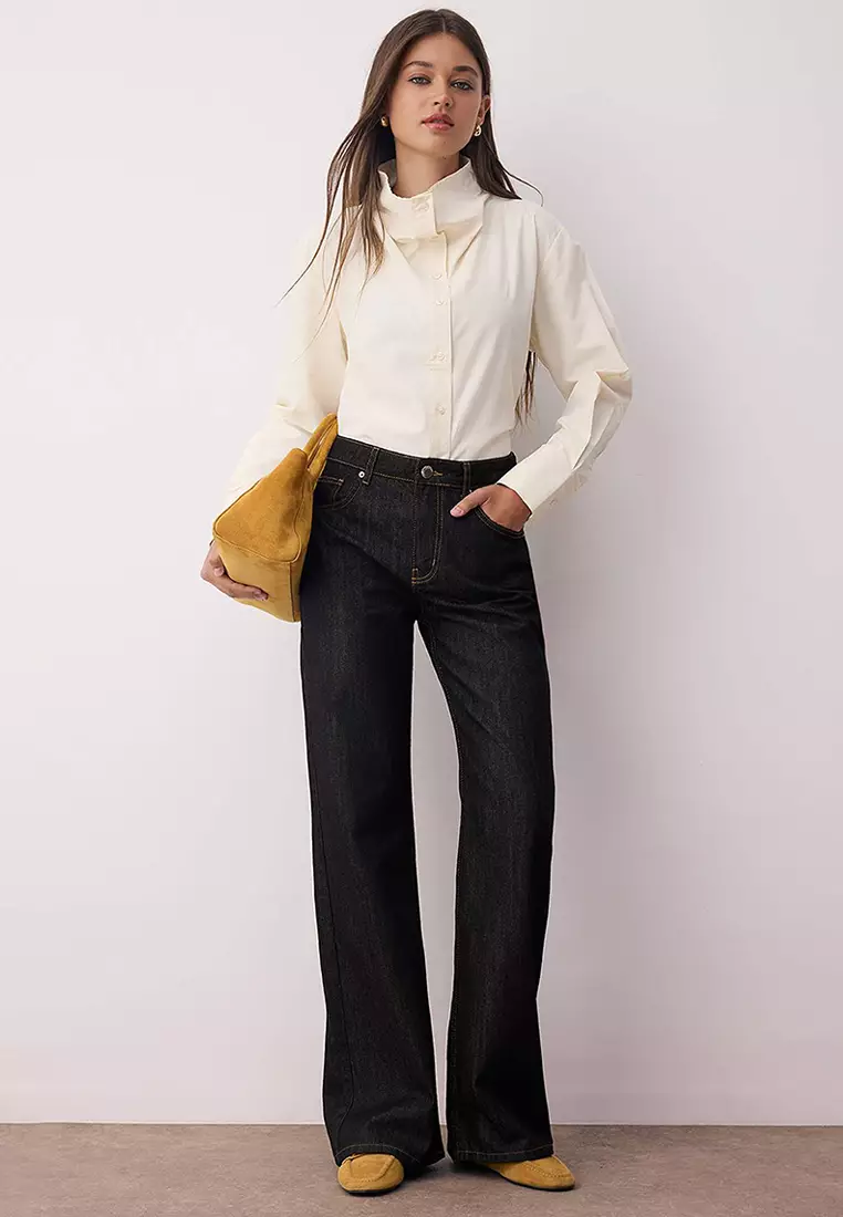 High Waist Wide Leg Jeans