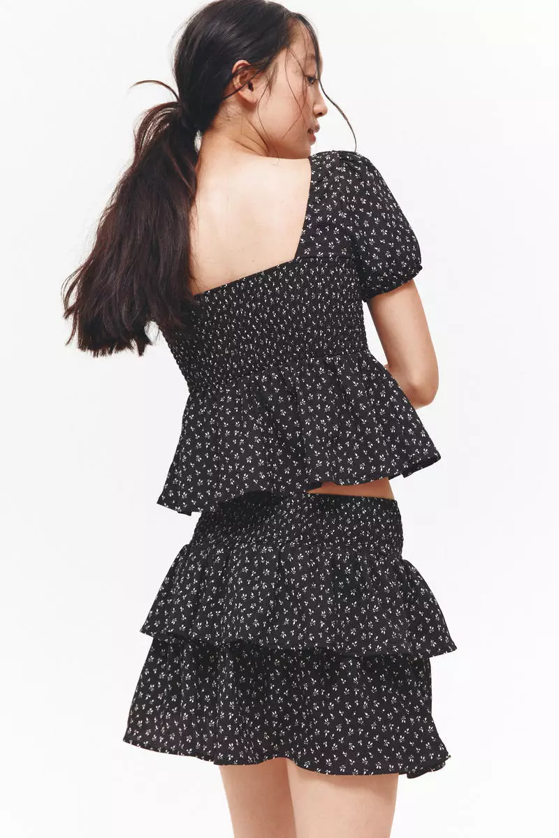 Tiered skort