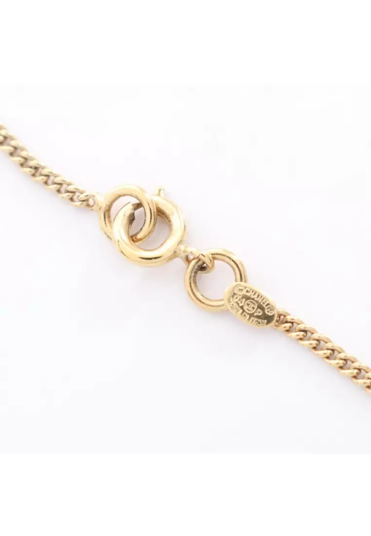 Buy Chanel Pre-Loved Chanel coco mark necklace GP gold 04P 2025 Online ...