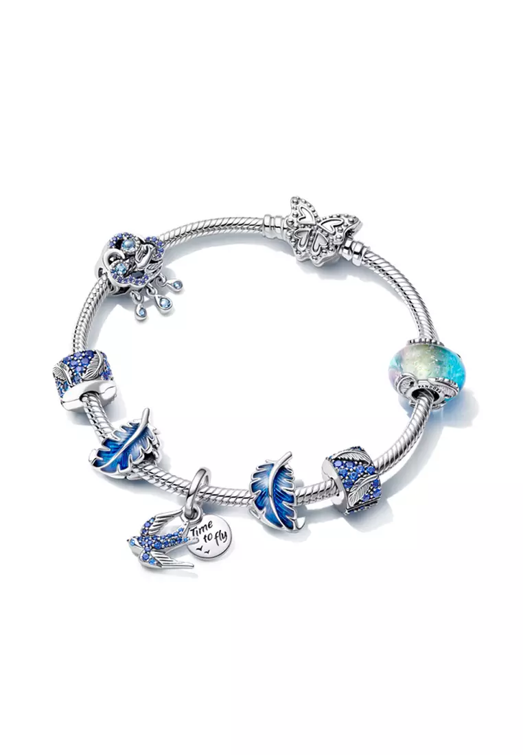 Buy PANDORA Pandora Cloud & Swallow Charm Online | ZALORA Malaysia