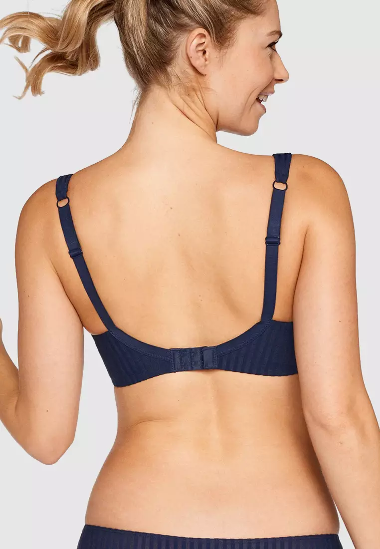 Naturana Wide Strap Wirefree Cotton Bra with Lace 2024, Buy Naturana  Online