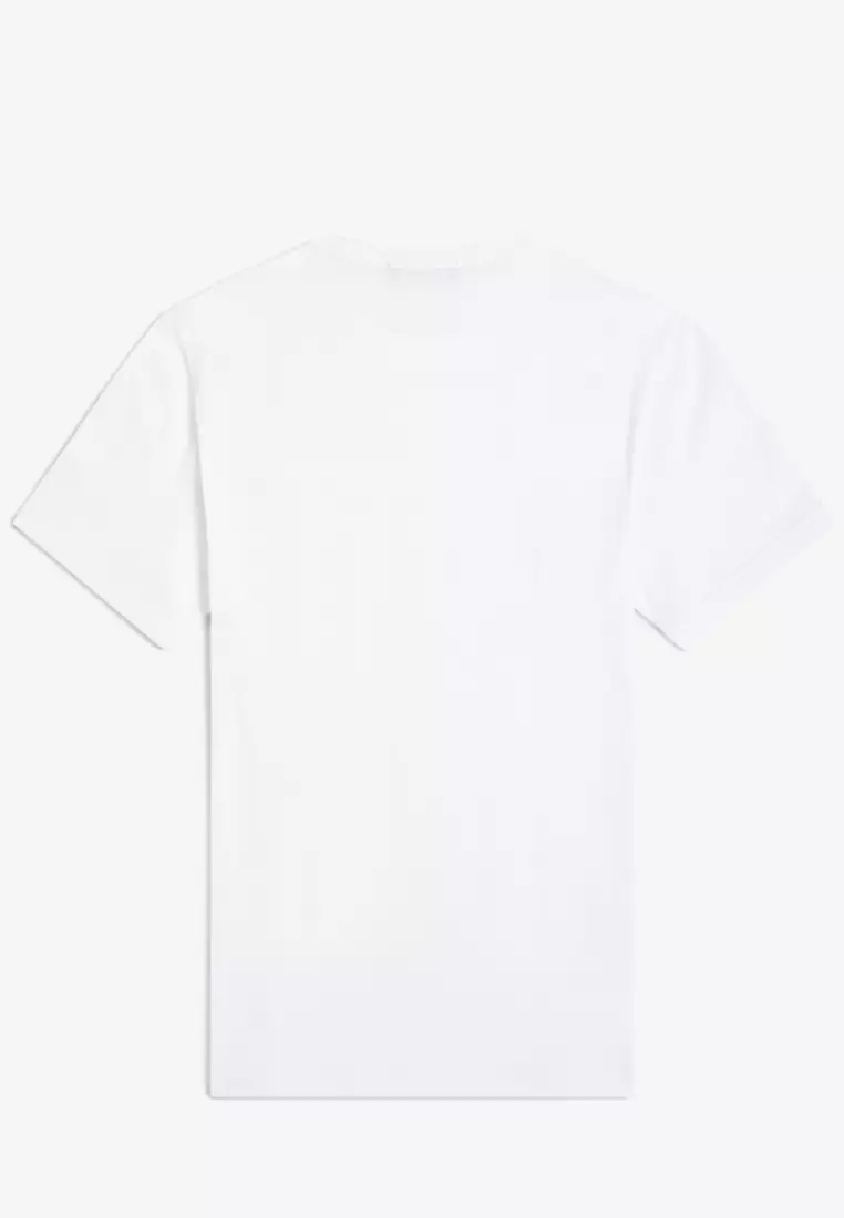Fred Perry M3519 Ringer T-Shirt (White)