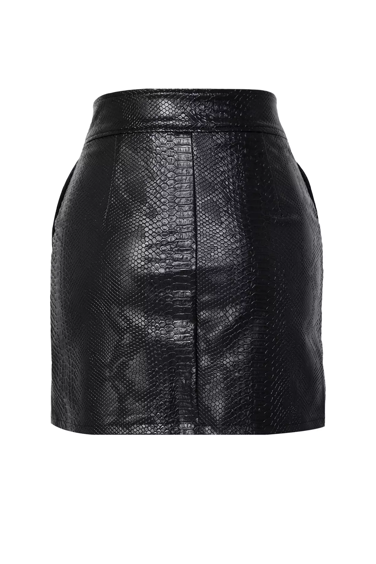 Leather Look Skirt