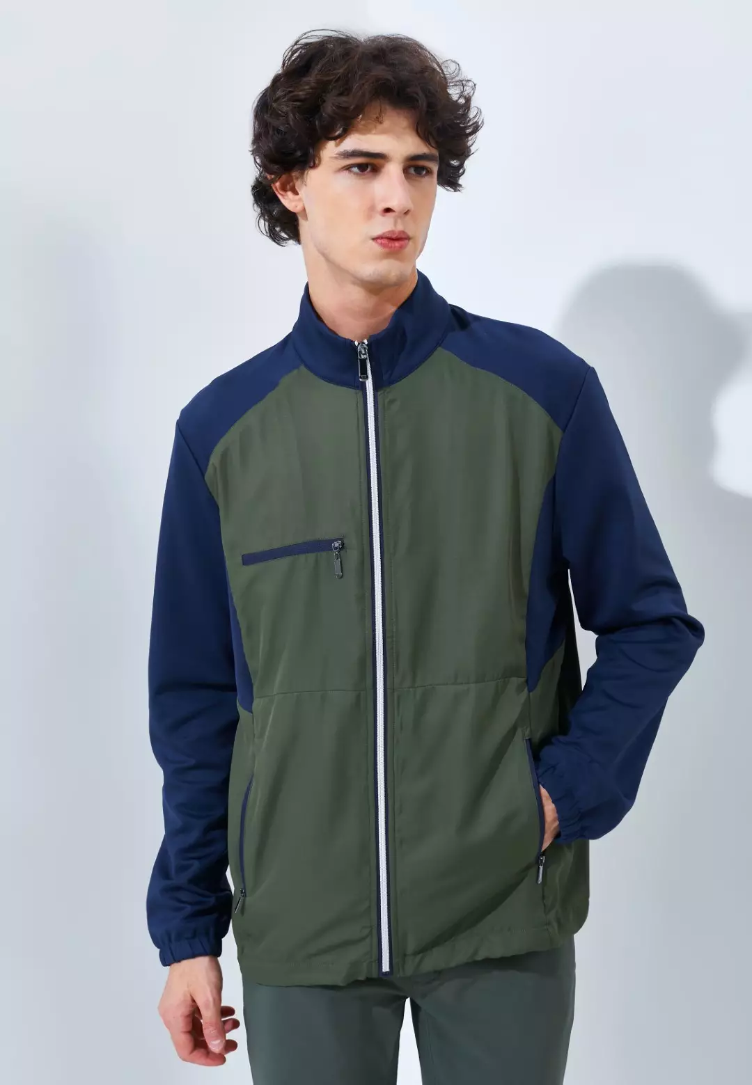 Jack Nicklaus Crowne Premium Jacket Virtual Olive