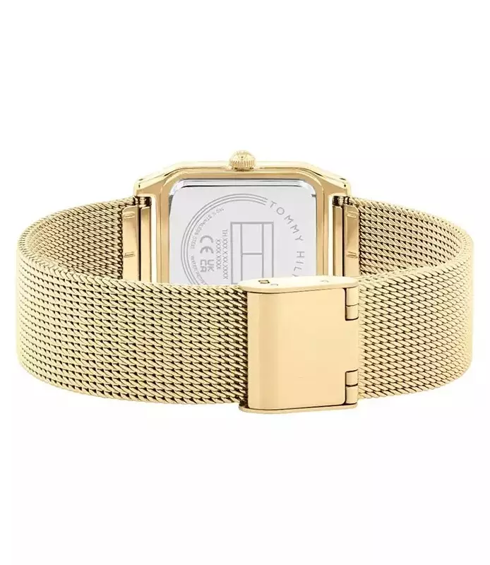 Women Ladies Stainless Steel Gold Mesh Strap