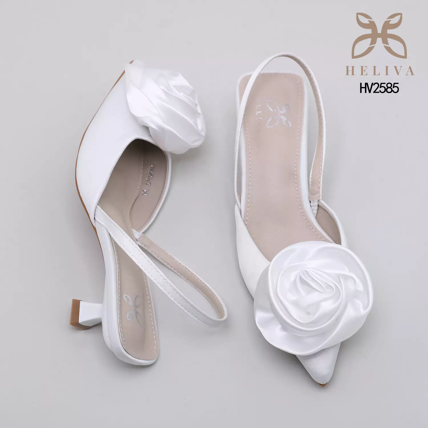 Heliva Ariana Women Heels Sling Back Flower
