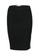 BALENCIAGA black Pre-Loved balenciaga Black Pencil Skirt with Leather Panels BC09EAA8EFC8FFGS_1