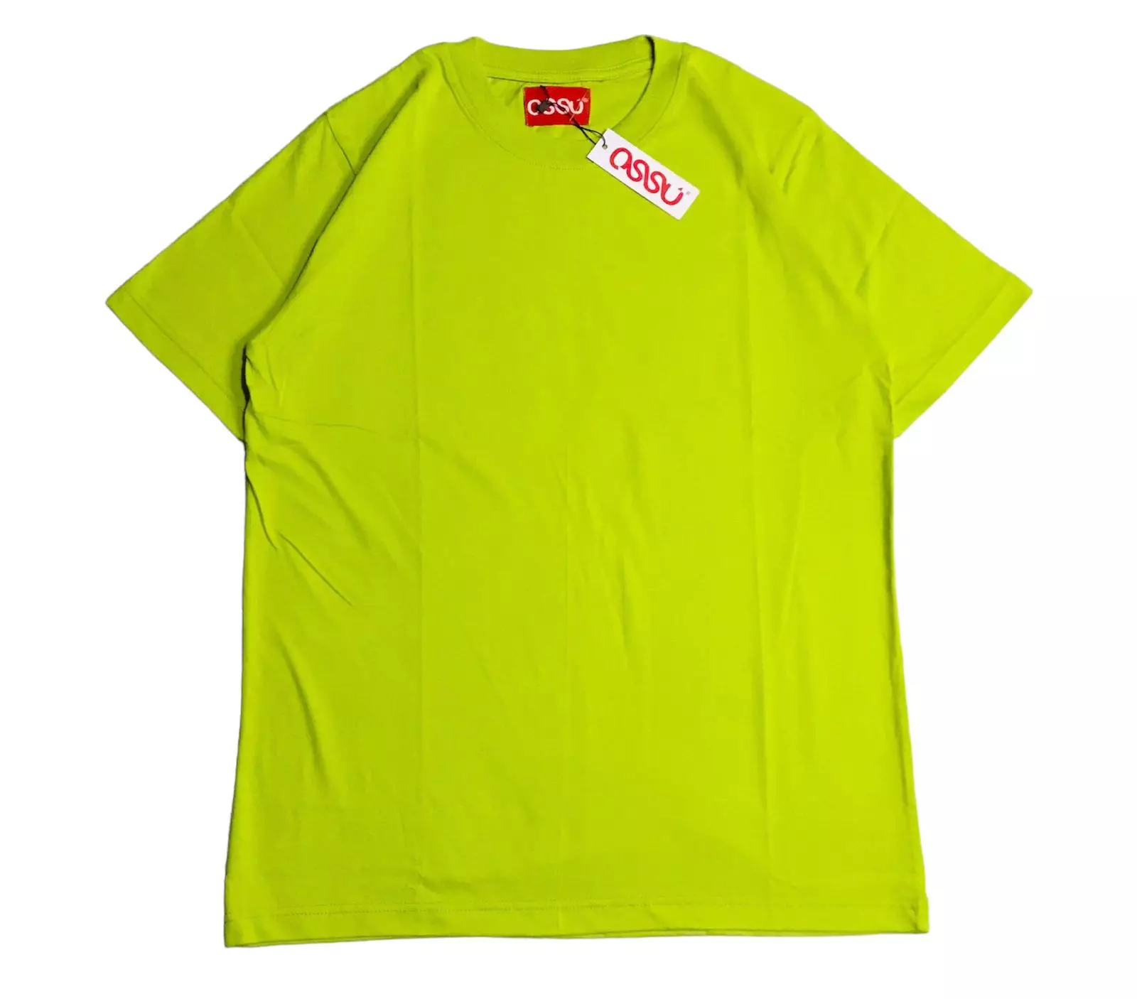 Ossu T-Shirt Basic Colour | Kaos Polos Warna Hijau Muda | Cotton Combed