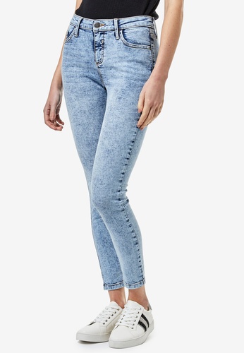 acid washed jeggings