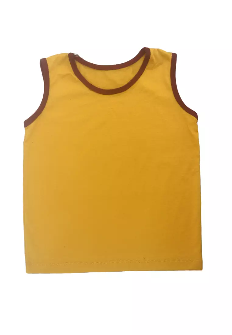 Two Mix Singlet Anak Bahan Kaos Katun Combed 100% Usia 1-9 Tahun 4261