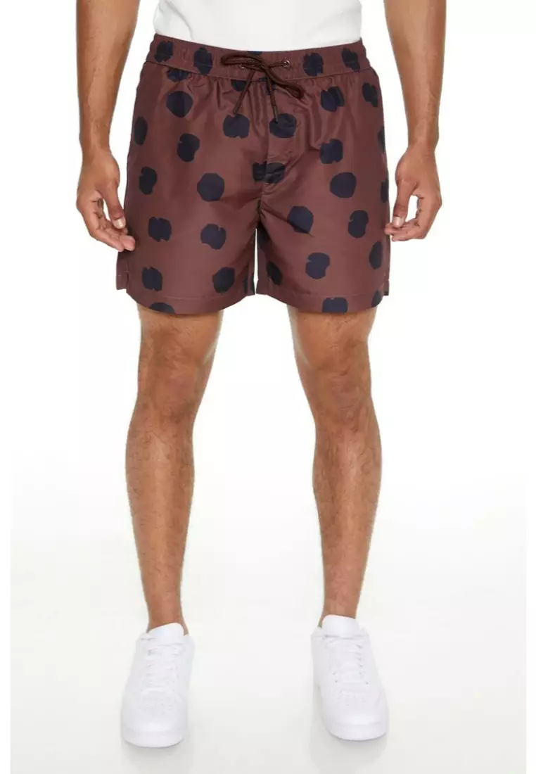 Polka dot swim trunks store