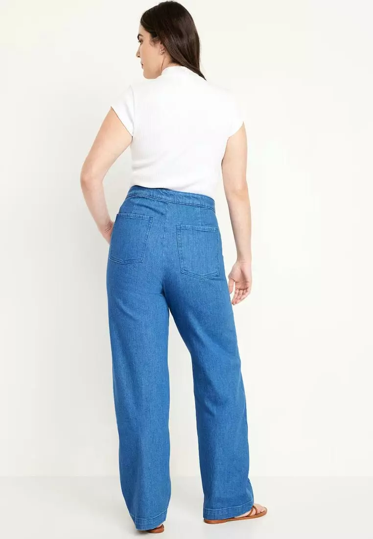 Extra High-Waisted Sky-Hi Mariner Wide-Leg Jeans