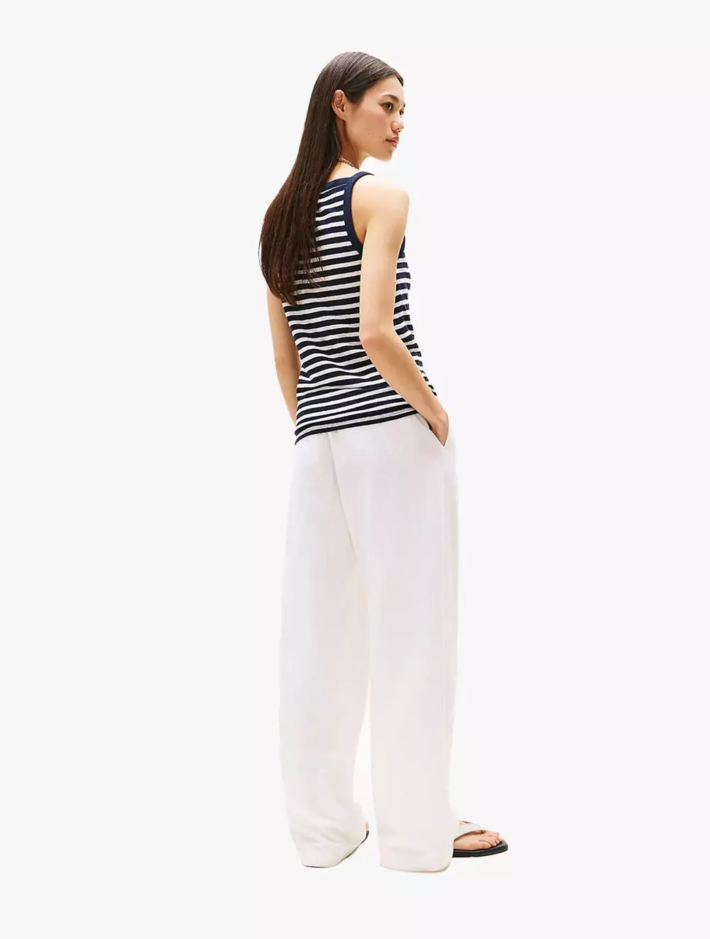Tommy Hilfiger - Linen Blend Stripe Tank Top