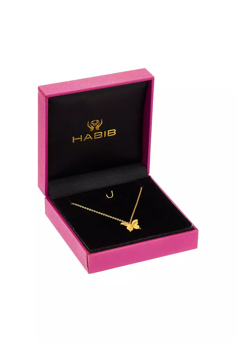 HABIB 999/24K Yellow Gold Necklace WWGC1370524