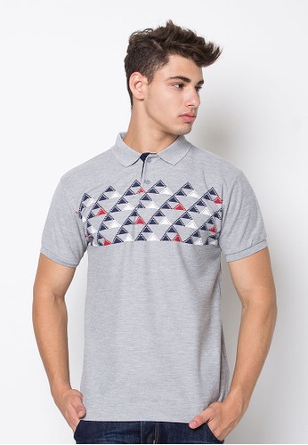 Polo Shirt Triangle Print